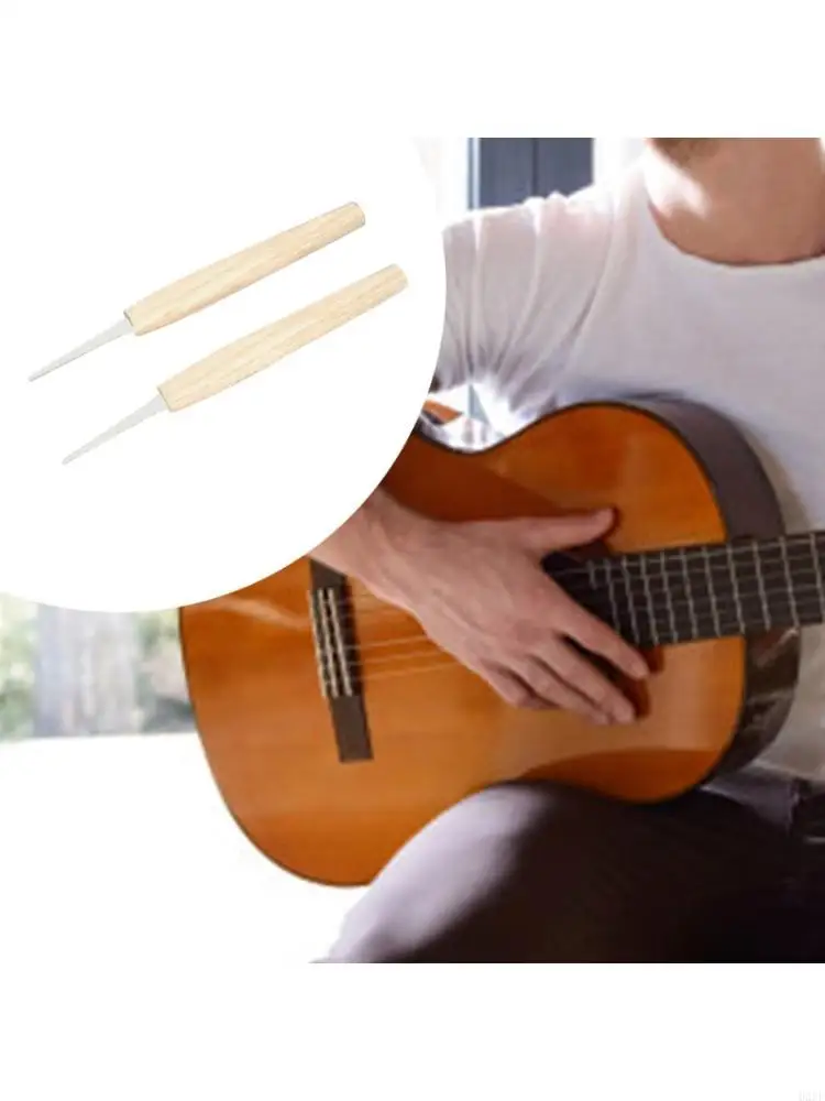 Guitar Bridge Pin Hole Slotting Sawing Files Bridge Pin Hole Tool Acoustic Guitar String Slotting Sawing For Quick Setup And