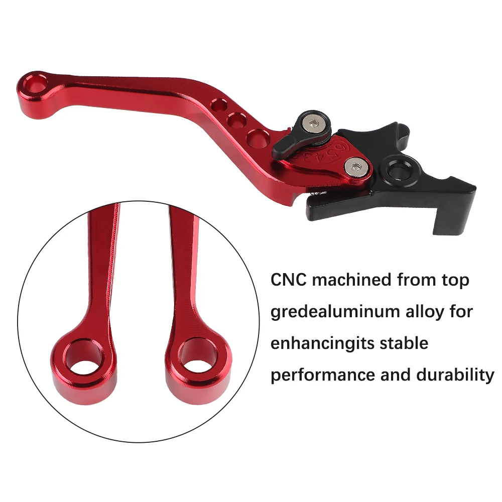 Bike Adjustable Grip Handle Drum Lever Front And Rear Disc Brakes Modification Accessories Universal Motorcycle Clutch Brake