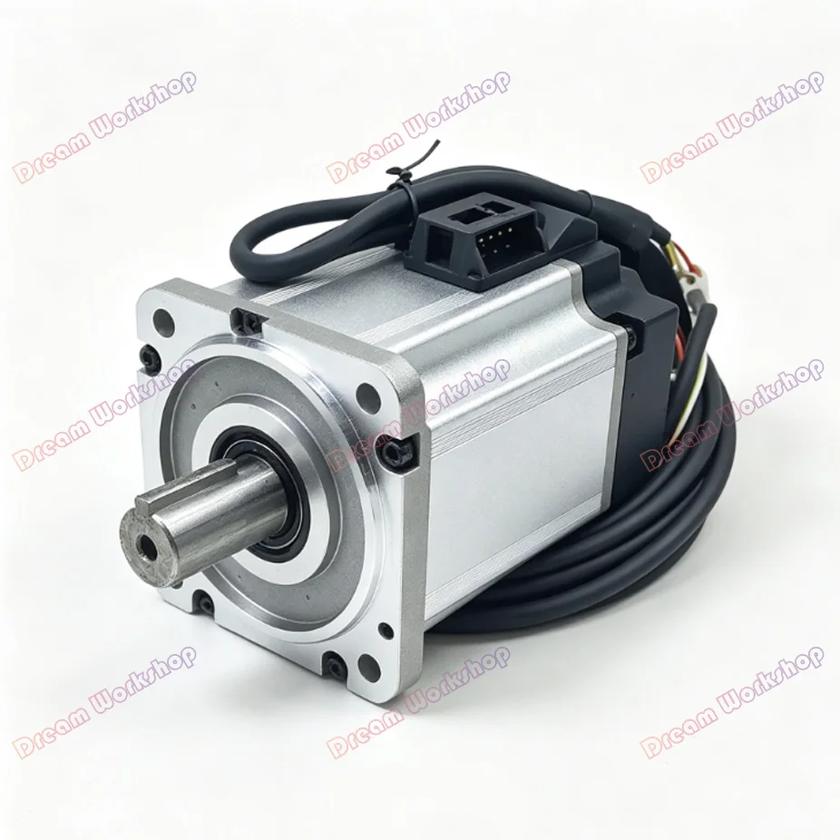 1Kw servomotor 220V 80/small AC Servo motor Kit 3.2N·M 3000RPM Single-Phase ac drive permanent magnet Matched Driver