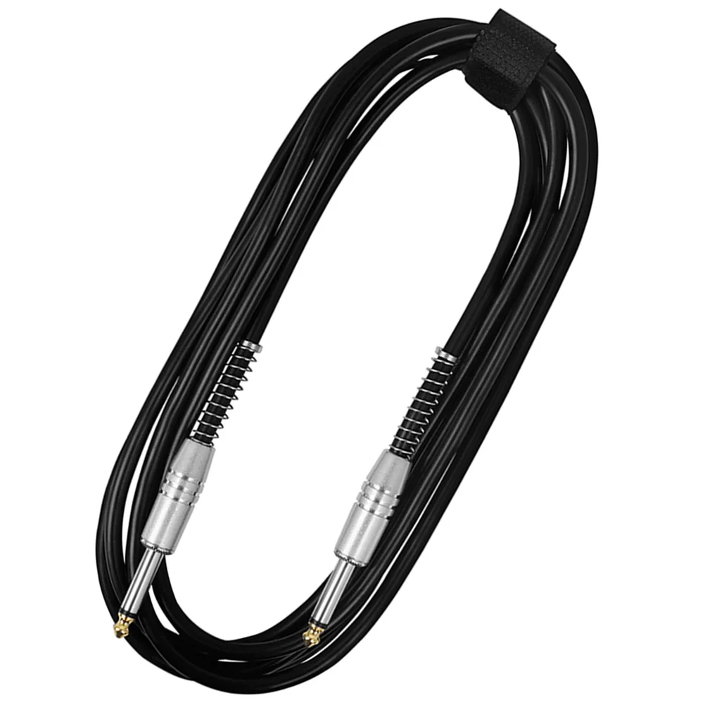 

Guitar Patch Cable 5m 6.35mm Stable Spring Loaded Effect Cable for Electric Guitar Pedals Audio Wire Audio Connect Wire