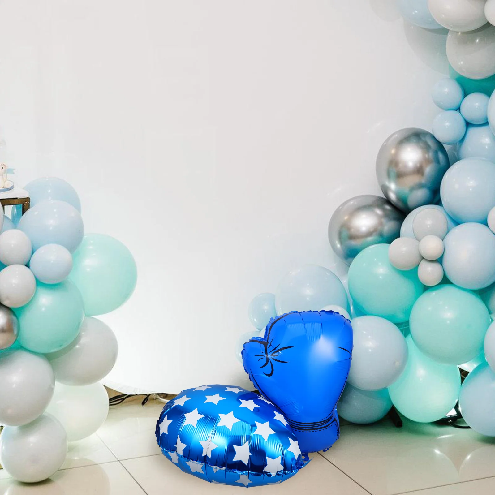 

6Pcs Boxing Glove Balloons Lightweight Portable for Boys Birthday Party Boxing Theme Party Supplies Baby Shower Balloons