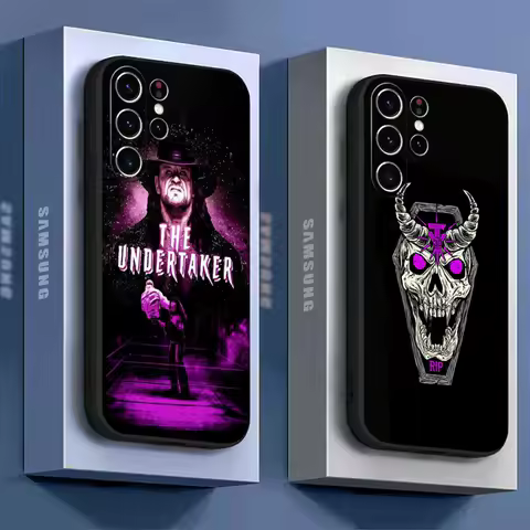 Undertaker WWE power Phone Case For Samsung Galaxy S25 S24 S23 S22 S21 S20 Plus Ultra Note20 Soft Black