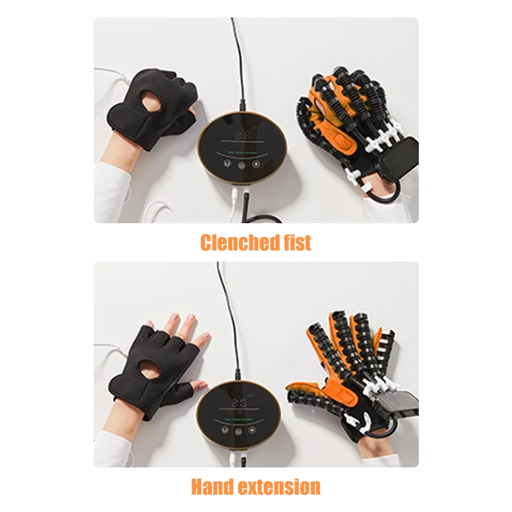 Hand Physiotherapy Rehabilitation Training Robot Gloves Hemiplegia Stroke Cerebral Infarction Finger Function Recovery Devices