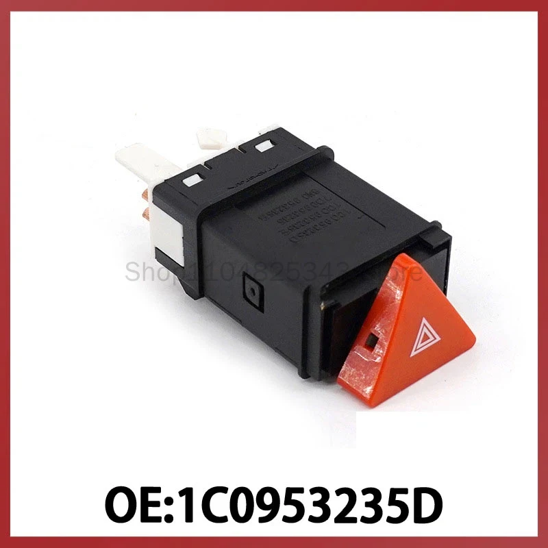 

1C0953235D for Volkswagen Paul Emergency Warning Light Hazard Warning Light Double Flash Switch