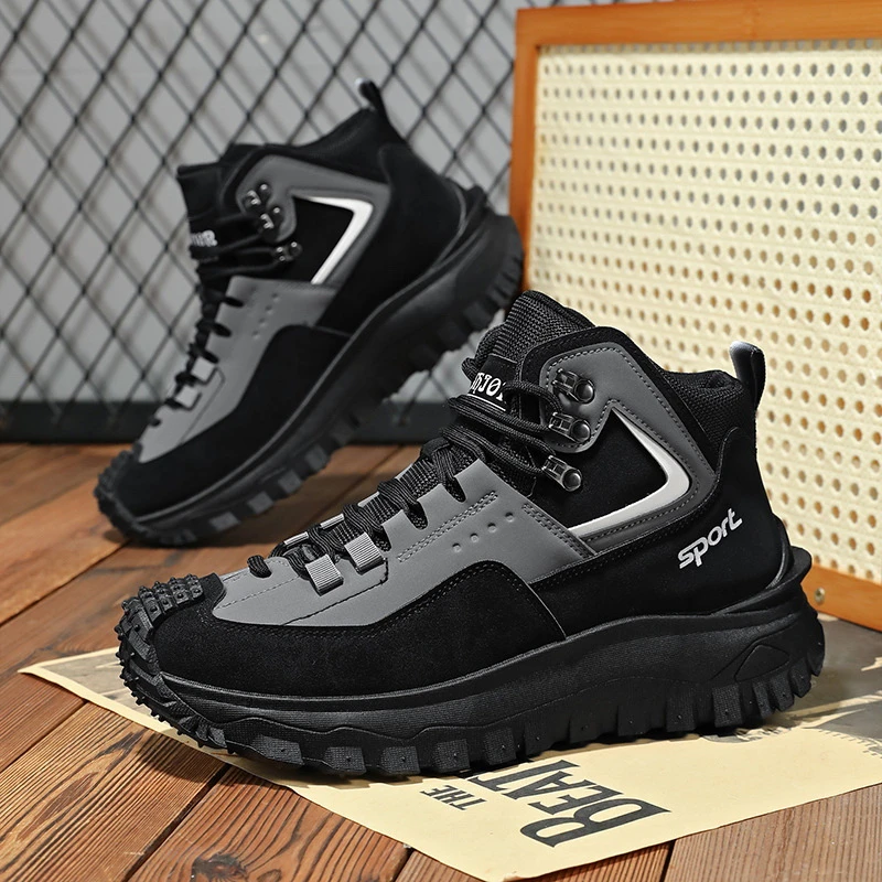 Mid-Top Hiking Sneakers 4