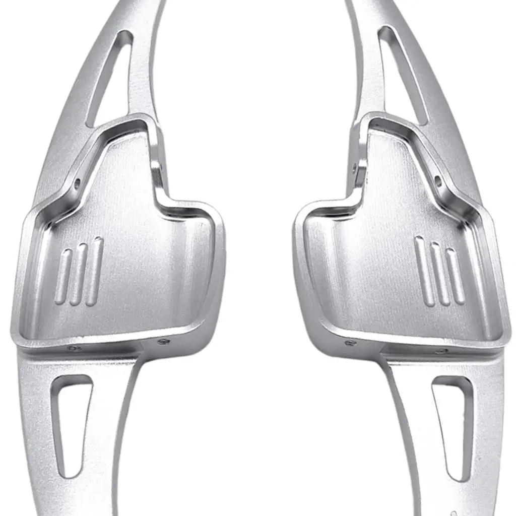 2Pcs Shifter Extension for Ford Escape 2017-2019 (Left+Right,Silver),Easy installation
