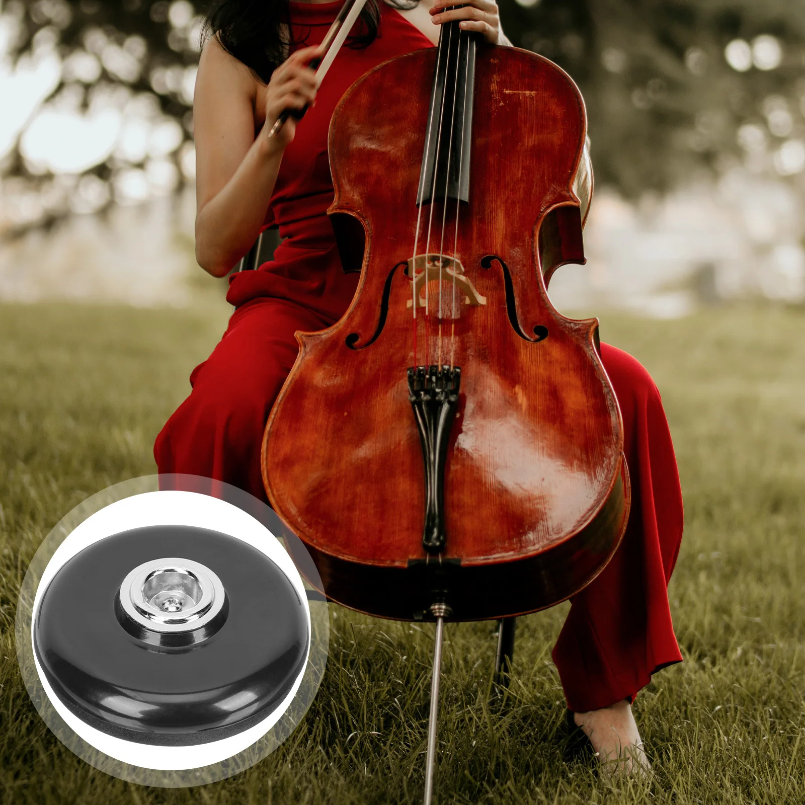 

Non-Slip Durable Endpin Rest For Violoncello Anti-Skid Performance Outdoor Cello Anti- Base Use Cello Accessories