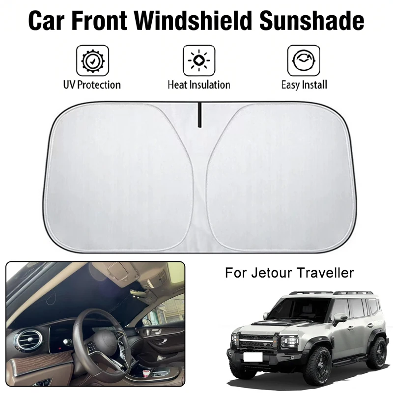

Foldable Car Windshield Sun Shade UV Block Heat Insulation For Jetour Traveller Interior Protection Accessories