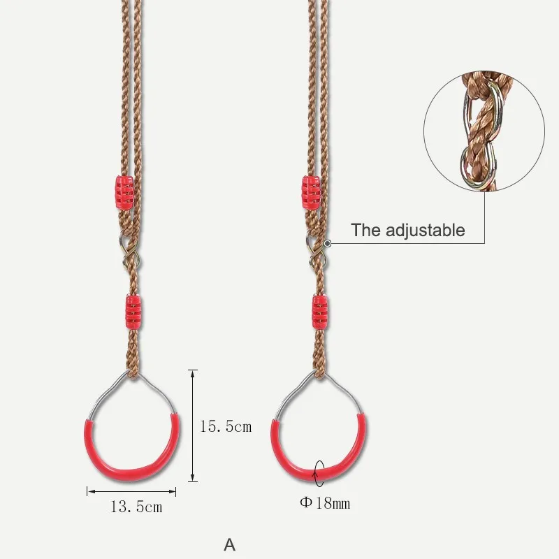 ของเล่นเด็กสนามเด็กเล่นเกมดึงแหวนยิมแหวนเด็กผู้หญิงเด็กแหวน Swing ออกกําลังกายกลางแจ้งของเล่นเกมครอบครัว