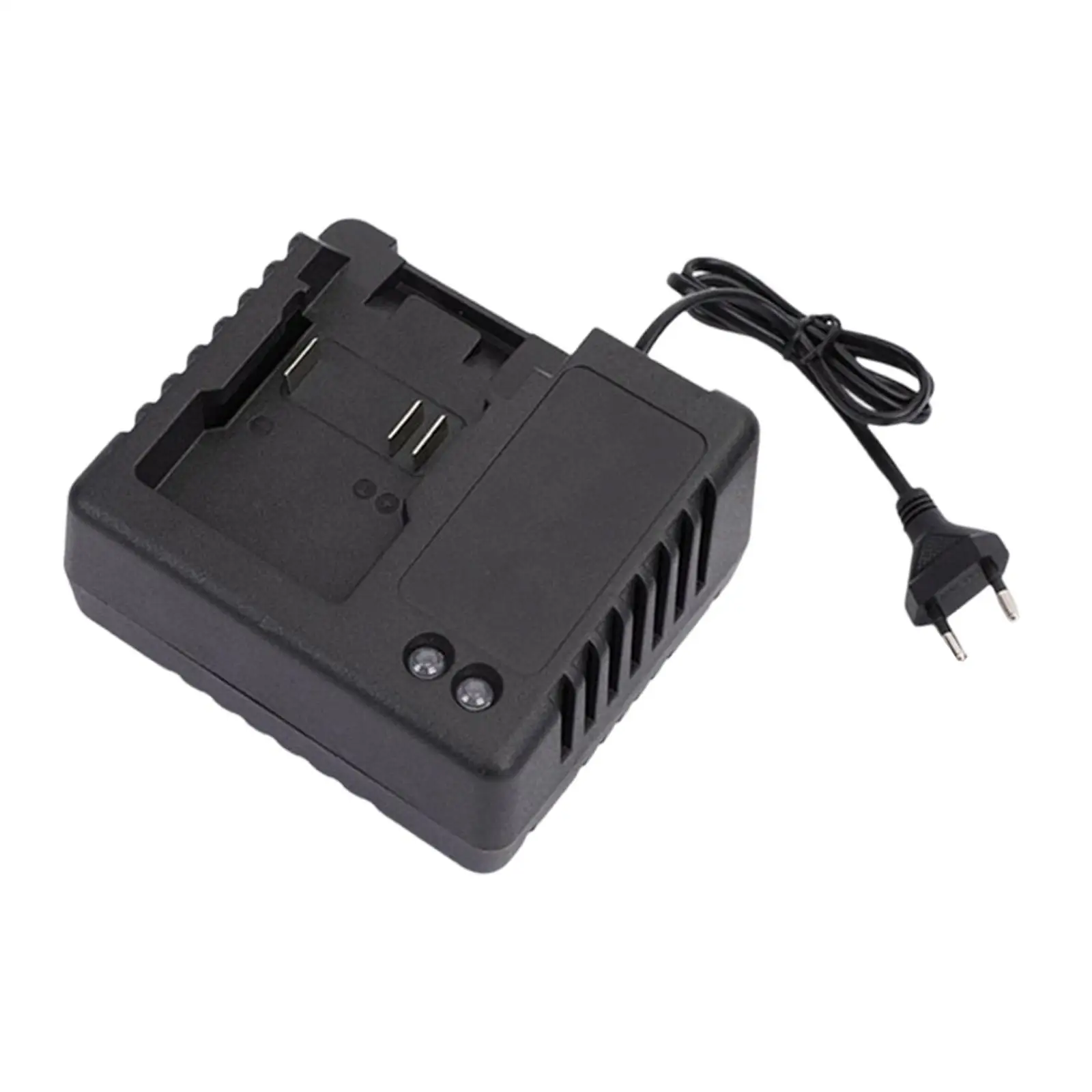 21V LI Ion Battery Charger Efficient Cooling Compact Universal Charger Battery Replacement Accessory for Electric Drill Power