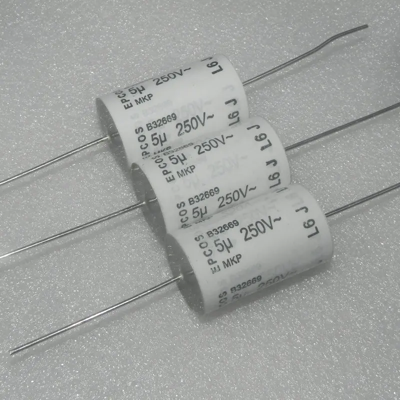 20pcs  EPCOS for Siemens MKP 250V 5UF 400V thick copper foot frequency division thin film capacitor B32669S3505J