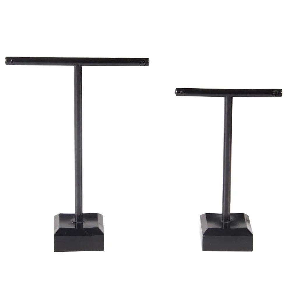 

2 pcs Earring Display Stand T Shape Jewelry Holder Rack for Necklace Bracelet Showcase Organizers Storage Solution