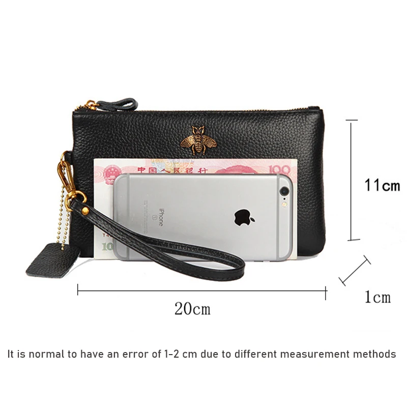 CICICUFF 2023 New Fashion Genuine Leather Women Day Clutches Famous Brand Long Wallets Ladies Coin Purse Clutch Purse Money Bag