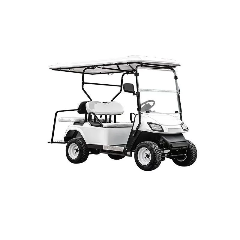 Scenic Sightseeing Car 4 Seats 6 Seats Tourist Park Hotel Sales Office Shuttle Car, Fuel Electric Golf Cart
