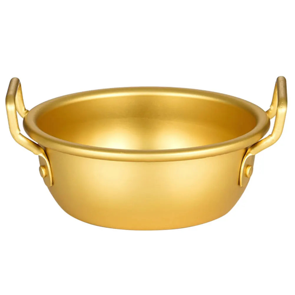 

Aluminum Rice Bowl 13 5cm Double Handle Large Kitchen Gadget Mixing Prep Cooking Fruit Storage Portable Metal Bowls Rice