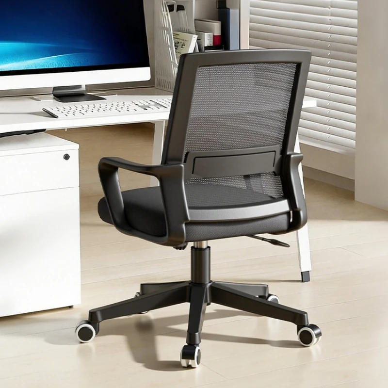 

Офисное кресло для переговоров с поворотным механизмом, прочное и долговечное, с удобной спинкой, легкое, для дома и офиса.