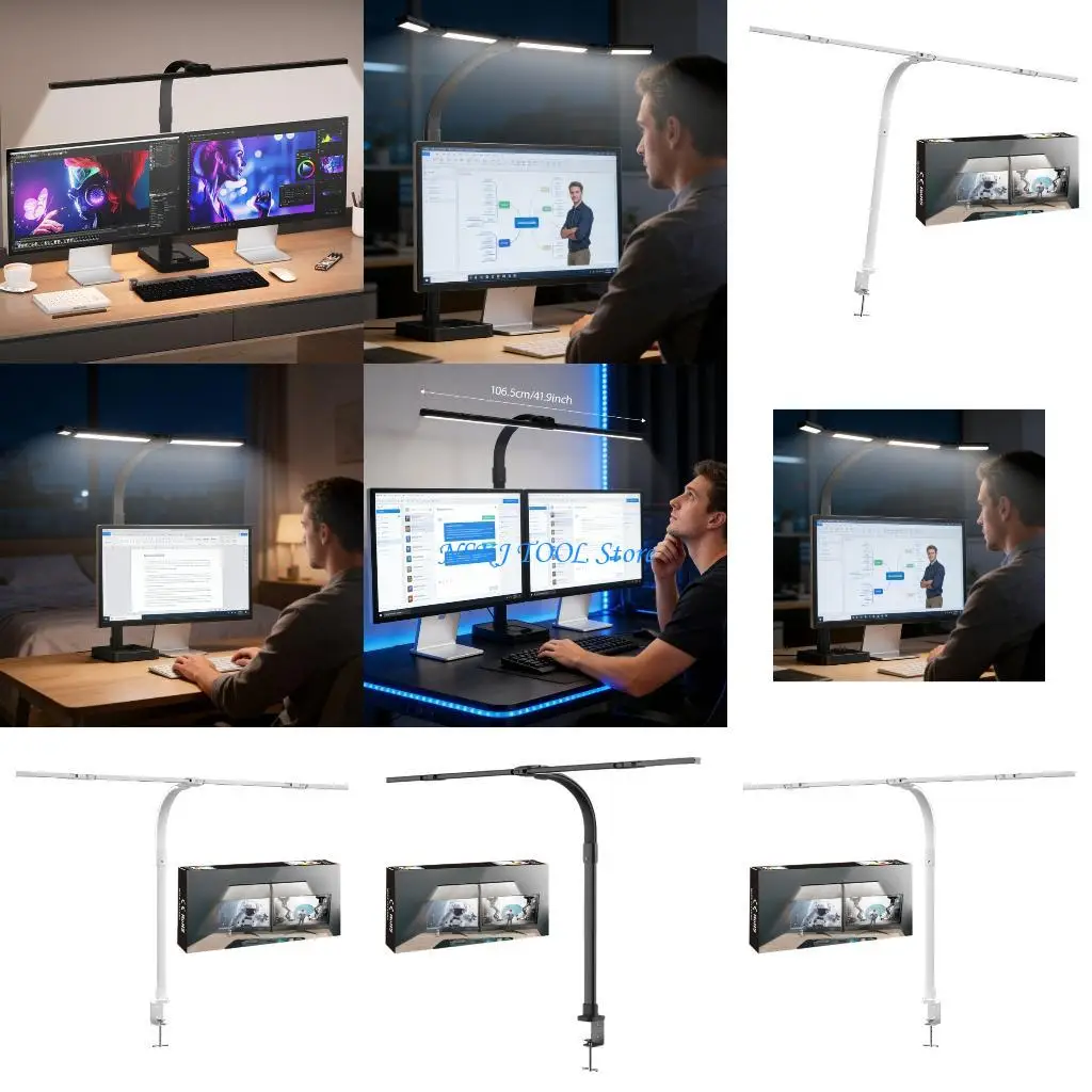 L8RC Pack of 1 Modifiable LED Work Light Highlighting Comprehensive Lighting Comfortable Viewing for Multiple Circumstances
