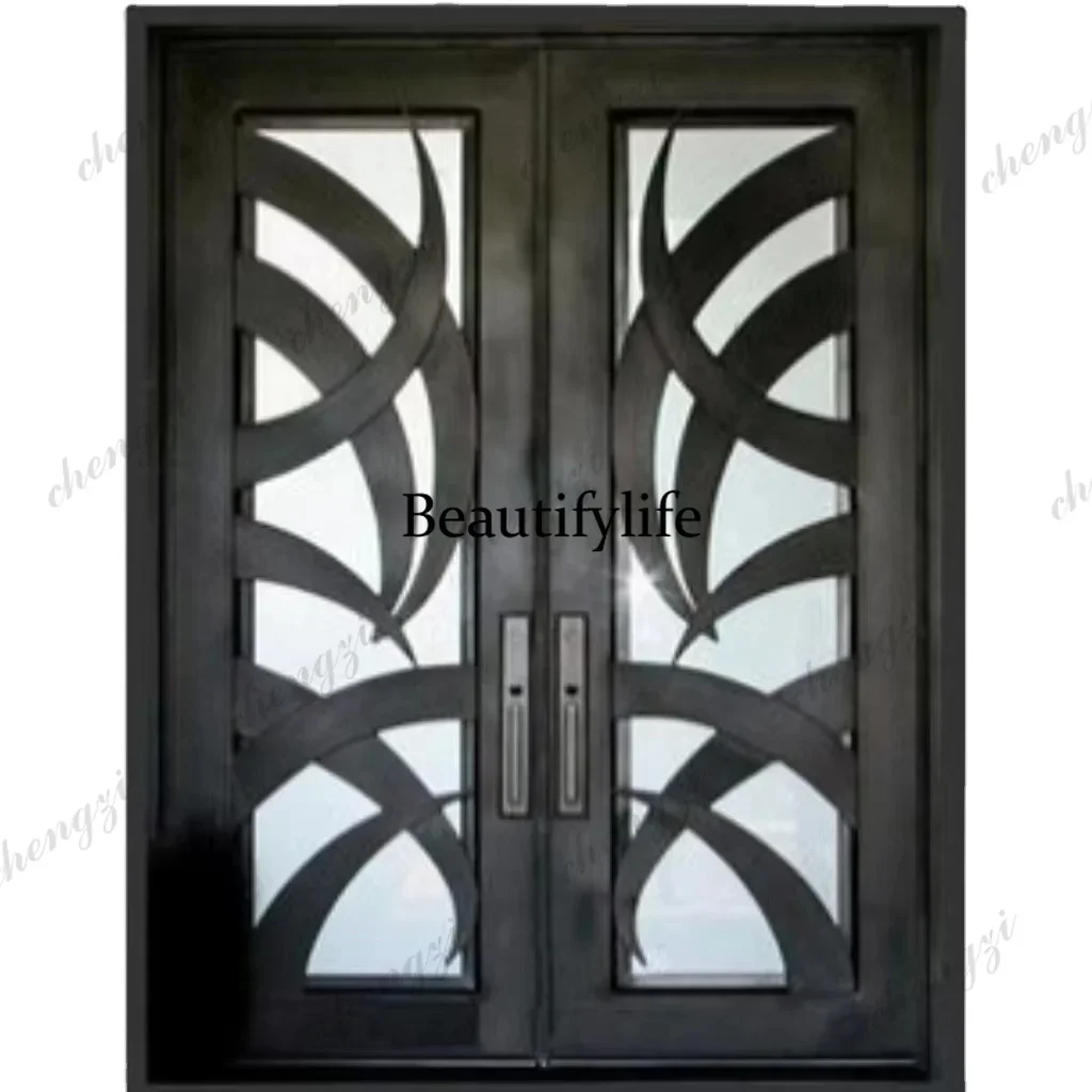 TTT  Customization Support Customization Simple Iron Door Design Iron Door Design Pictures Door Wrought Iron