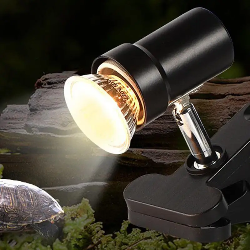 Turtle Tank Light Simulated Sunlight Adjustable Heating Lamp Turtle Tank Accessories Snakes Heat Bulb For Terrapin Lizards