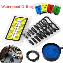 Watch Repair Tools 1box O-Ring Seal Rubber Waterproof O-Ring Gasket for Watchmaker Thickness 0.5mm/0.6mm Watch Back Case