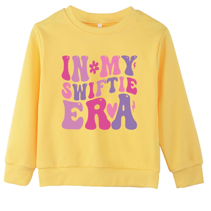 Long Sleeves High Quality Crewneck Pullover Boy Girl Warm Hoodies In My Swiftie Era Print Trendy Tops Casual Sweatshirts