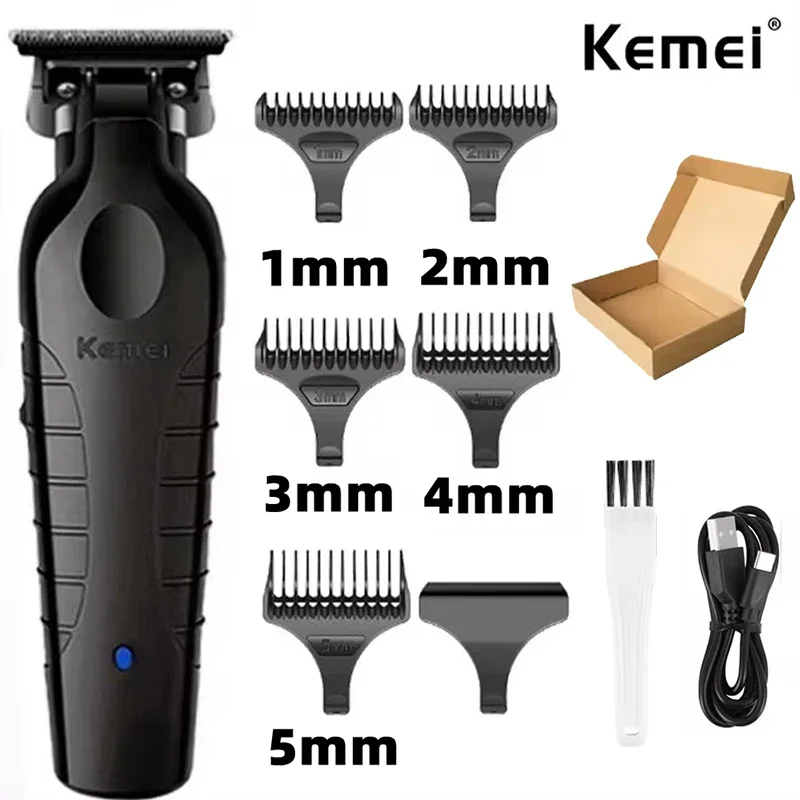 Kemei KM-2299 KM-2024 Professionelle Barber Schnurlose Elektrische Haarschneidemaschine USB Aufladbare Haarschneider Haarschneidemaschine