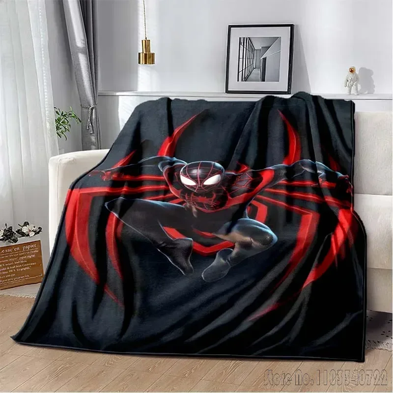 Anime Avengers SpiderMan HD Print Blanket Travel Picnic Blanket Children's Adult Household Blankets Gift