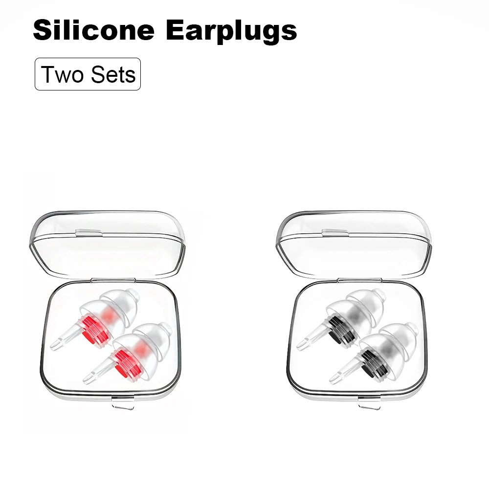 HUAK 2 Sets Motorrad-Ohrstöpsel – wiederverwendbares High-Fidelity-Silikon, IPX8 wasserdicht für Schwimmen und Reisen