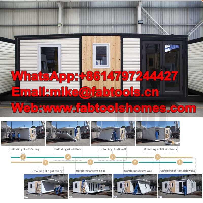 Luxury Prefabricated Living Duplex Apartment Factory Custom Portable Homes Detachable Container House