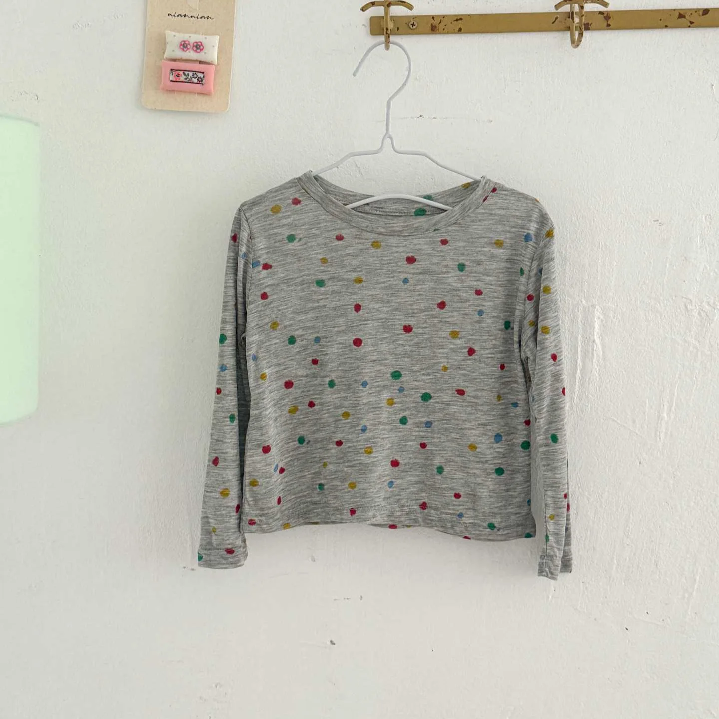 Girls Clothing 2026 Summer New Stylish Versatile Fashionable Girls Colorful Polka Dot Sun Protection Shirt Trendy
