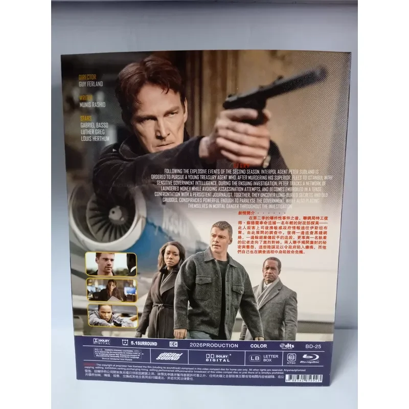 Blu-ray Night Agent Season 3 Brand New Sealed Original High Definition Disc