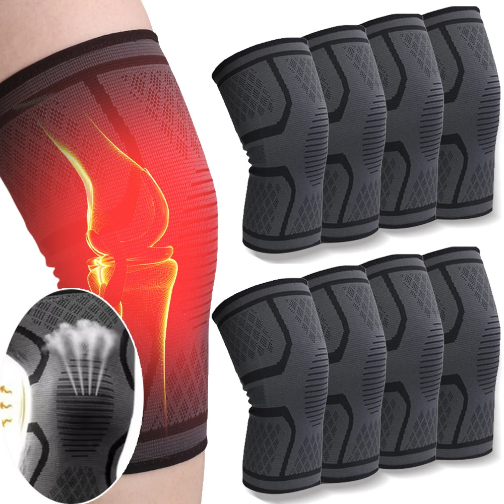 Breathable Knee Braces for Pain Pressure Fitness Knee Pads Compression Sleeve Meniscus Tear Arthritis Pain Relief Knees Sleeves