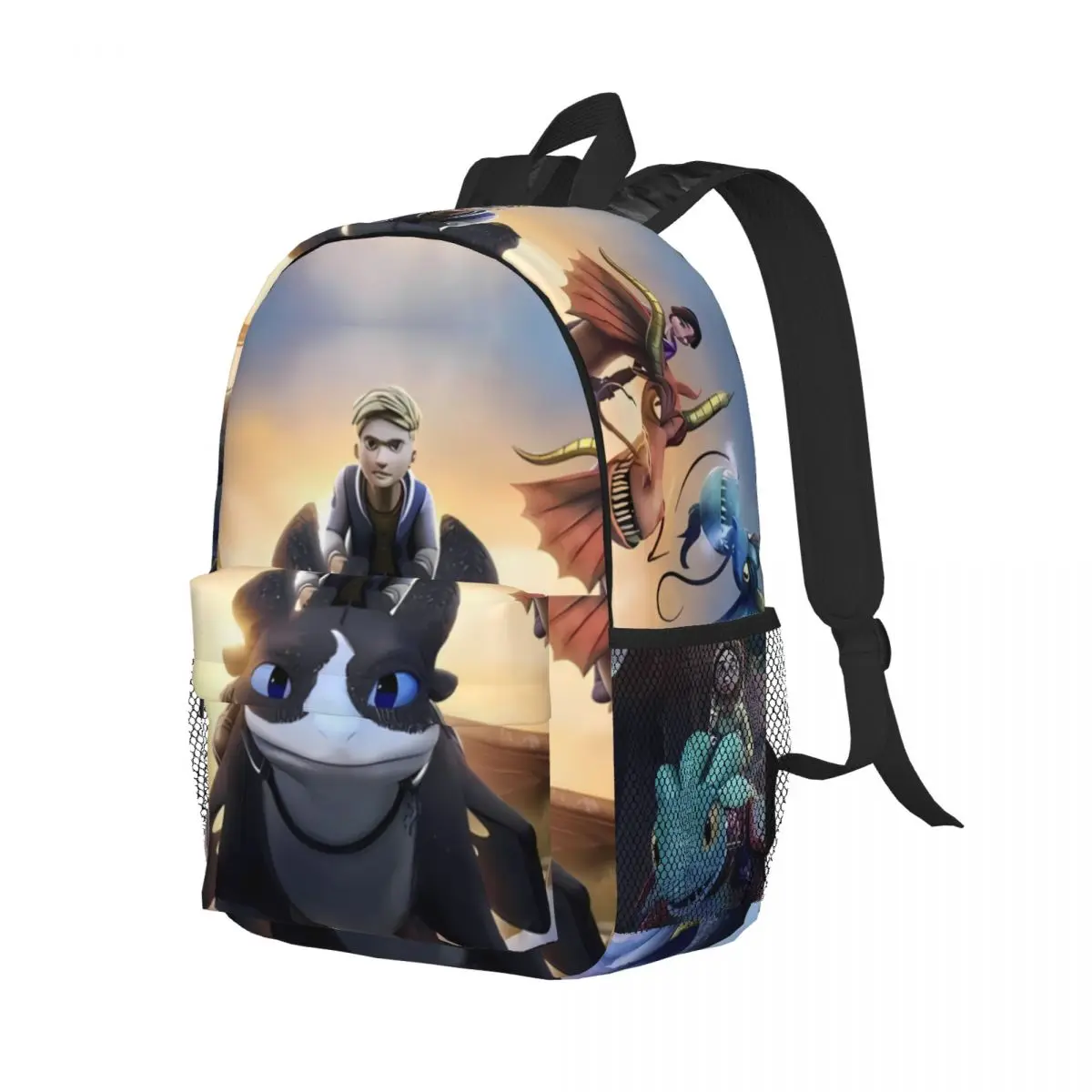 Comment dresser votre dragon pour filles et garçons, sac à dos étudiant de grande capacité, sac à dos léger et étanche, 15 po