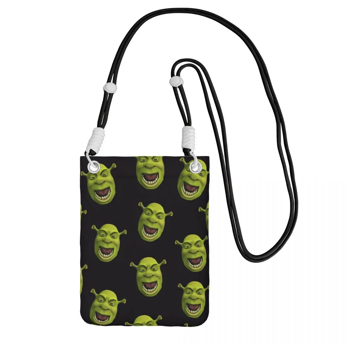 

Custom S-shreks Carry A Mobile Phone Bag Diagonally Women Men Cool Funny Cartoons Mobile Phone Bag Traveling Phone Money Pouch