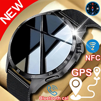 2025New GT4 Pro MAX Smart Watch Men Women 360*360 HD Screen SmartWatch GPS NFC Compass Heart rate Sports Outdoor IP68 SmartWatch
