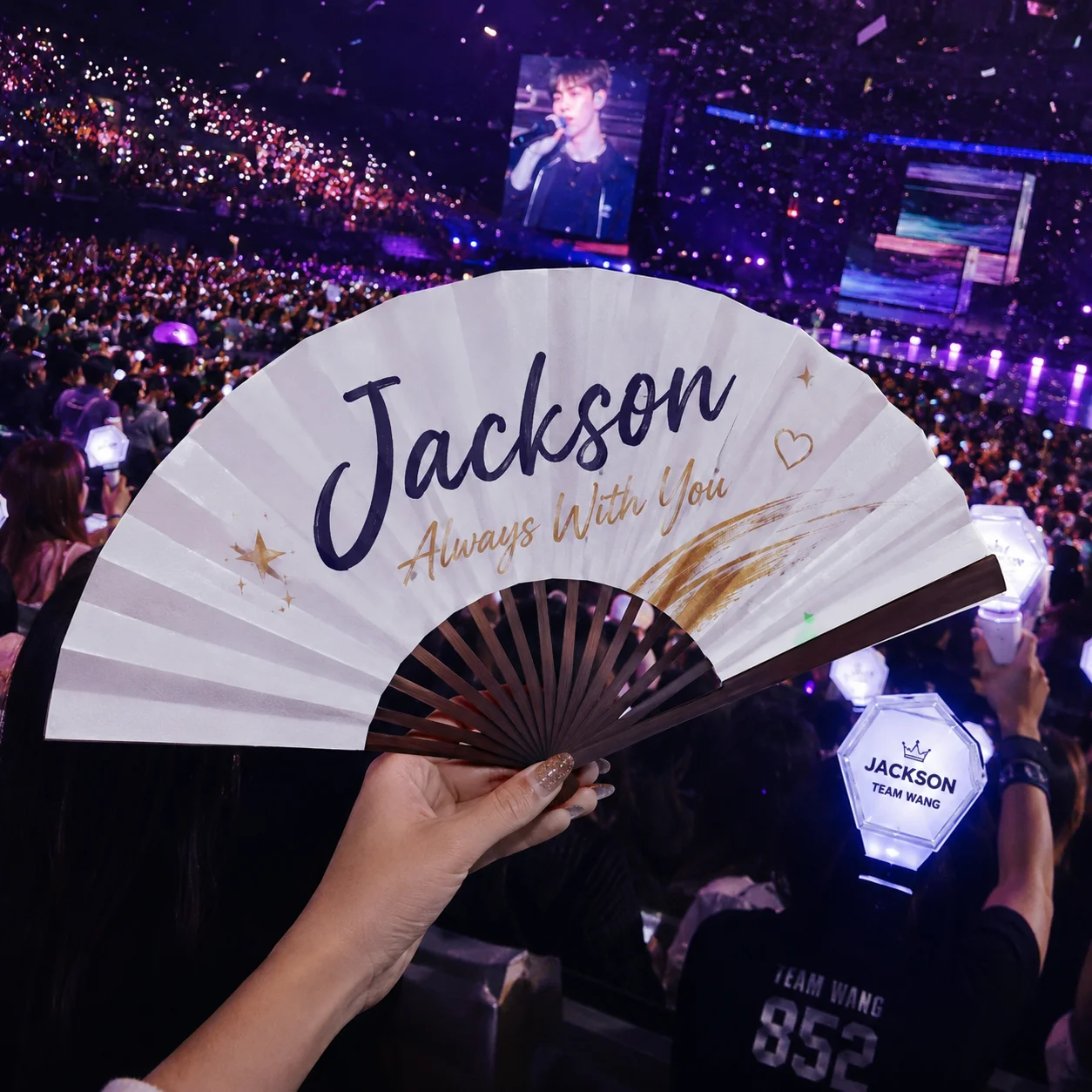 DIY Custom Photo Hand Fan Exclusive Personalized Idol Support Merch HD Printed Picture Folding Fan Must-have for Events