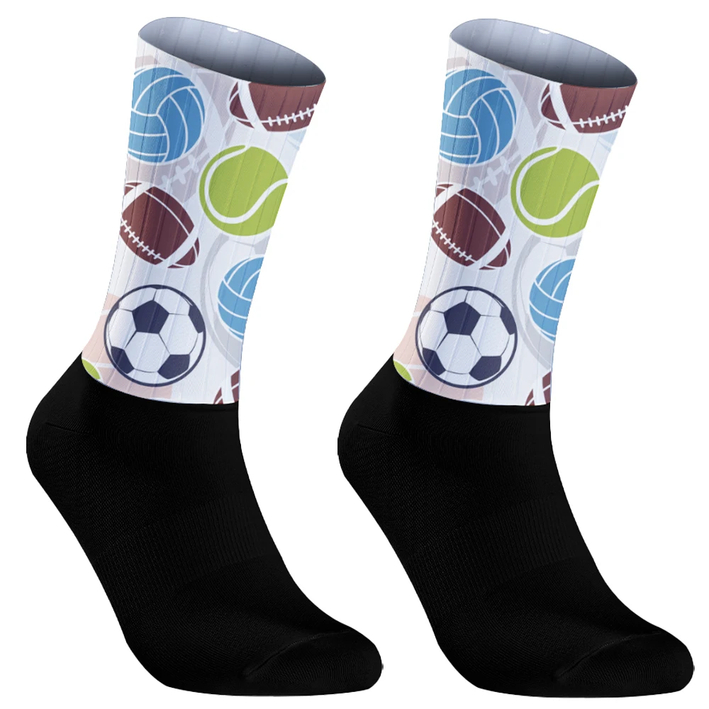 Professional Football Socks Racing Cycling Socks Slip  Bicycle Compression Sport Sock Men And Women Street Sports Socks