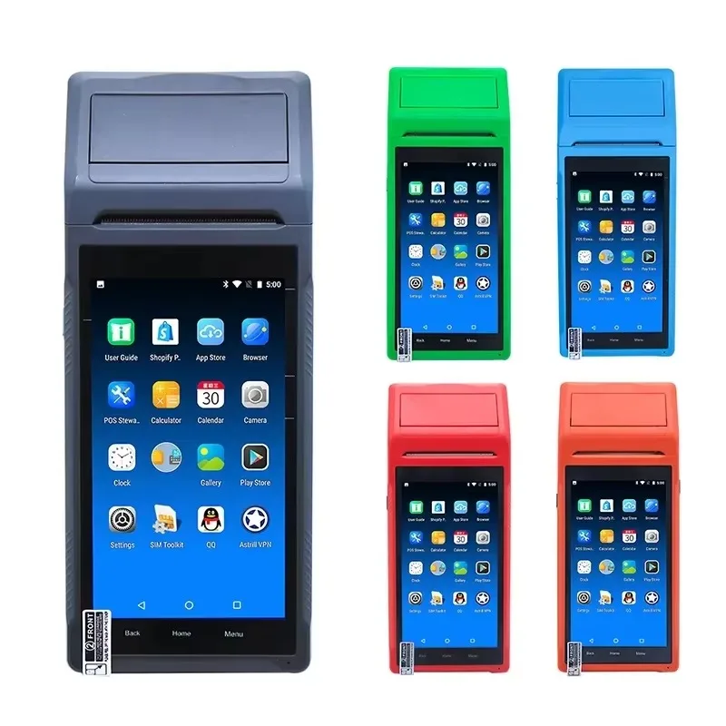 Mobile Pos Handheld Pos Terminal Printer 5.5 Android 8.1/11 Payment Machine