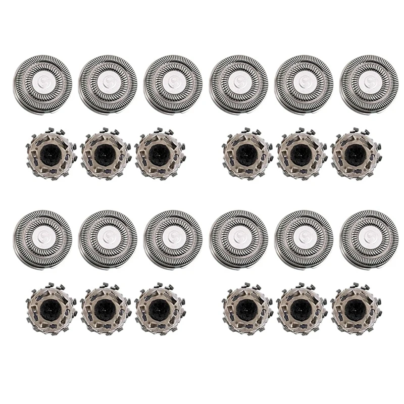 12PCS For Xiaomi Mijia S500C S500 S300 Electric Shaver Head Replace Shaver Net MJTXD01SKS Cutter Head Accessories