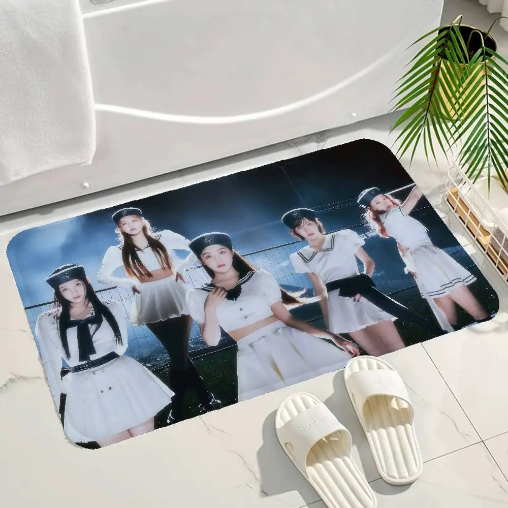 singing group R-Red V-Velvet Korean girl Floor Mat Rectangle Anti-slip Home Soft Badmat Front Door Indoor Outdoor Mat Decor Mat
