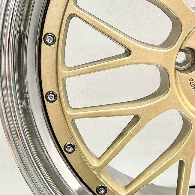 Deep Dish 18-22 Inch Forged Alloy Wheel Rim 5X112 5X120 Hub 35mm ETR For BMW For Porsche New Condition Gold Aftermarket Wheels