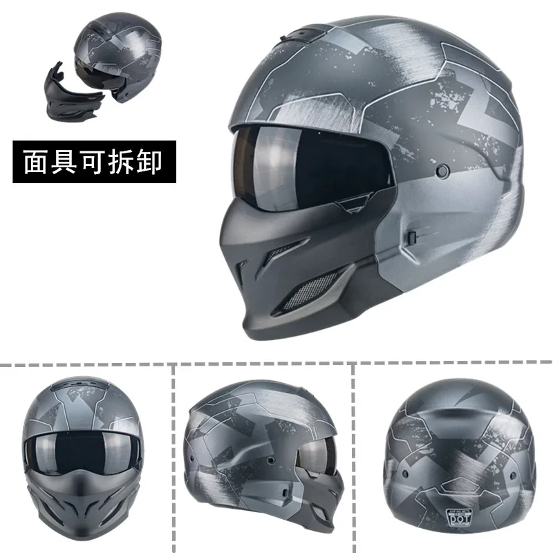 

Four Seasons Safety Motorcycle Helmet Vintage Open Face Casco Moto ABS Shell EPS Form High Quality Scooter Casque DOT ECE Kask