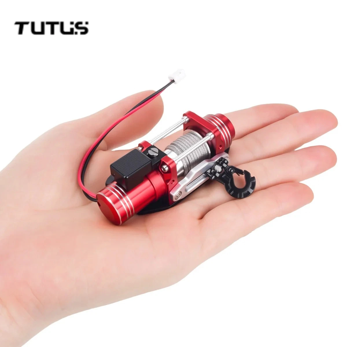 Metal Simulated Winch for 1/10 RC Crawler Car TRX4 TRX6 SCX10 D110 D90 Wrangler CC01 TF2