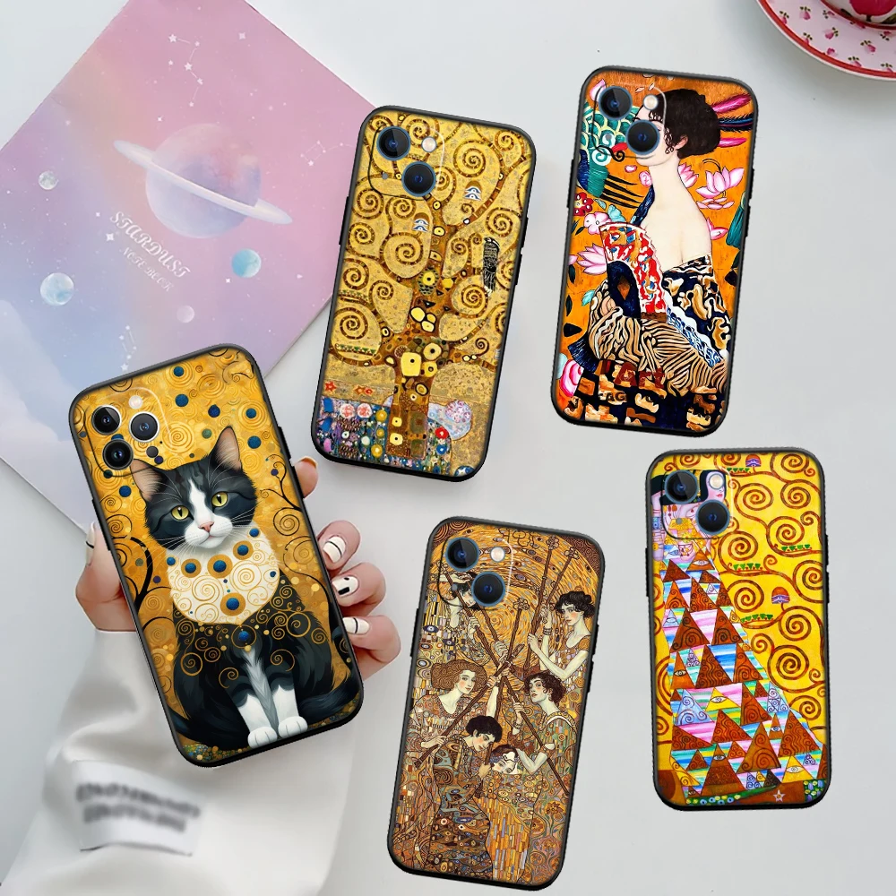 II29 Gustav Klimt Phone Case for Samsung Galaxy S26 Ultra FE Pro A05 A05S A06 A16 A20 A27 S10 Plus S10e S10+