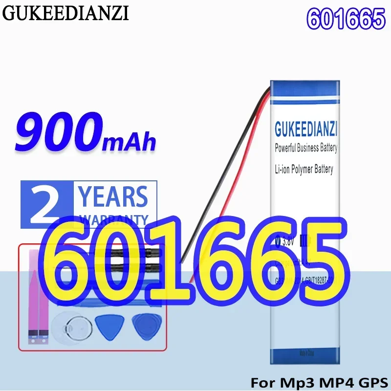 

Аккумулятор GUKEEDIANZI большой емкости 601665 (2 линии) 900 мАч для Mp3 MP4 GPS