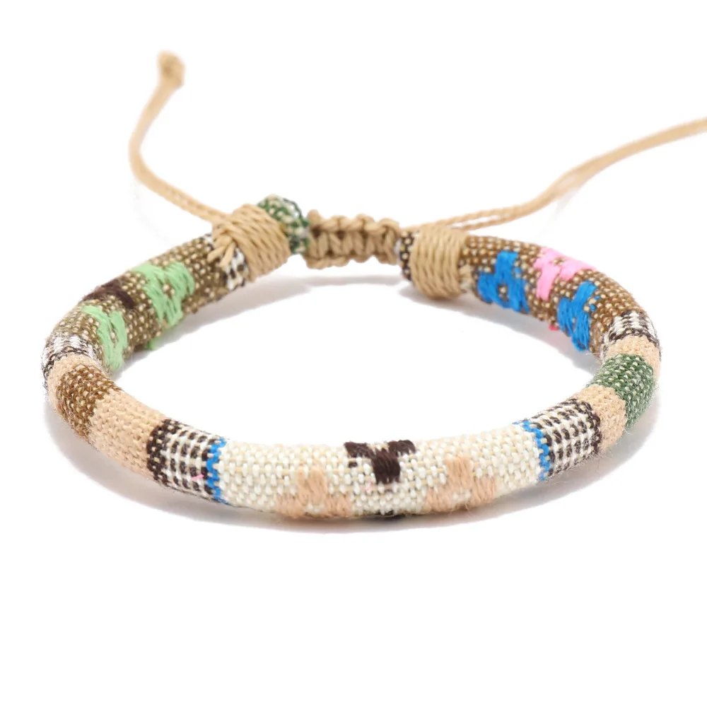 12Pcs Bohemian Surfer Beach Bracelet Set Men & Women Braided Boho Summer Bracelets Handmade Festival Jewelry Accessories