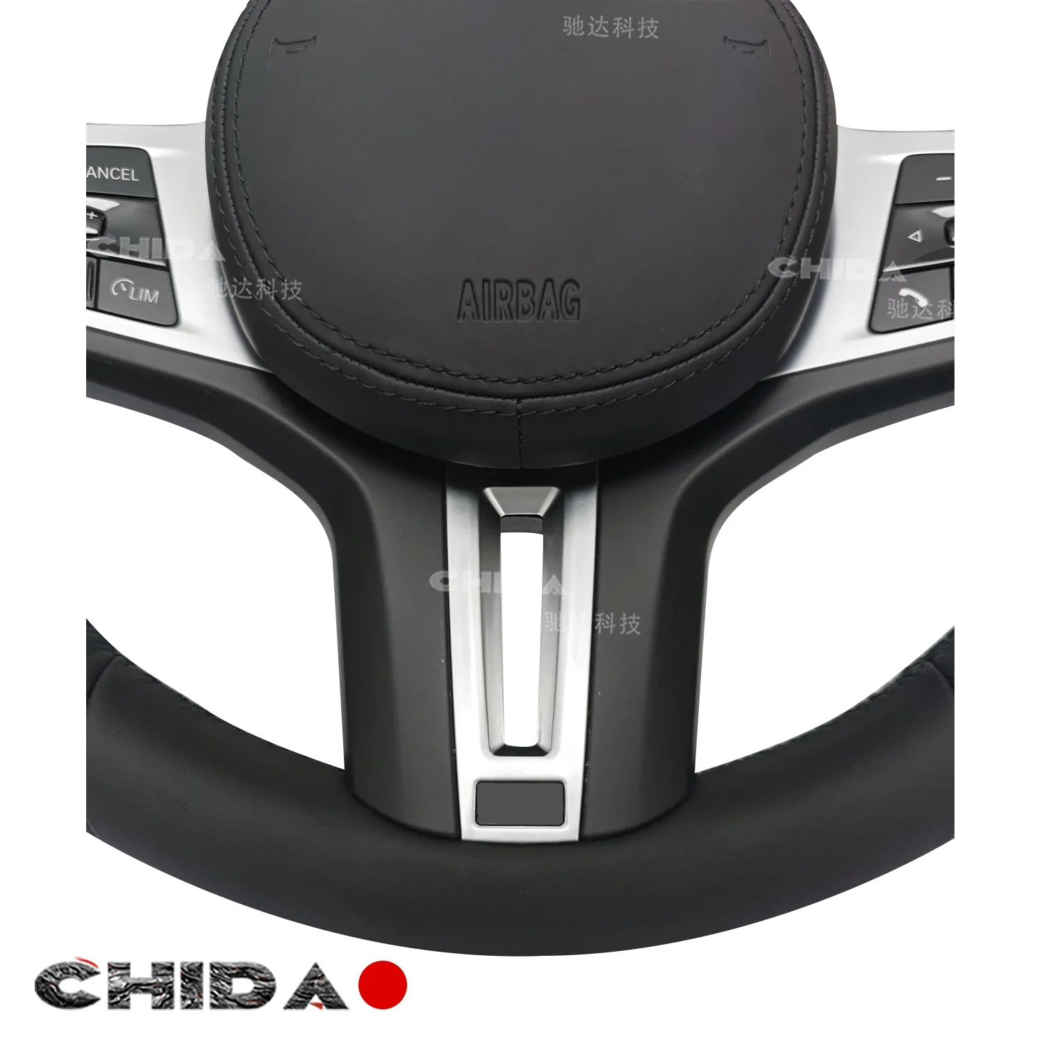 عجلة قيادة جلدية مخيطة يدويًا لسيارات BMW 3 Series 2 Series M3 M4 G80 F90 G15 G20 G30 G38 E90 F30 X3 X4 X5 X6 G-CLASS