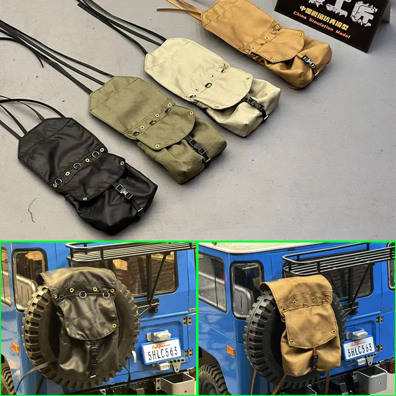 RC Model Mini Cloth Spare Tire Bag for 1/10 RC Climbing Car TraxxasTRX4 DEFENDER Rc4wd Accessories
