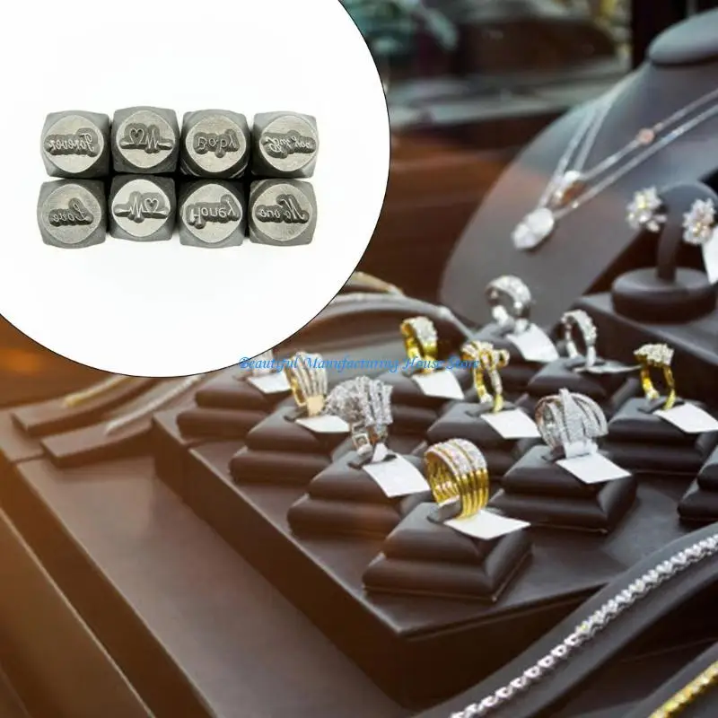 E56A 8Pcs Metal Tools for Jewellery Making and Carving Practical Jewelry Equipment Professional Engraving