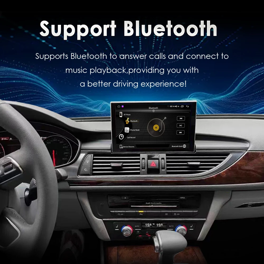 Android 14 Carplay Auto Multimedia Player Für Audi A6 C7 A7 2012 ~ 2018 Touchscreen 4G Musik stereo GPS Navi 8GB 128GB Auto Radio